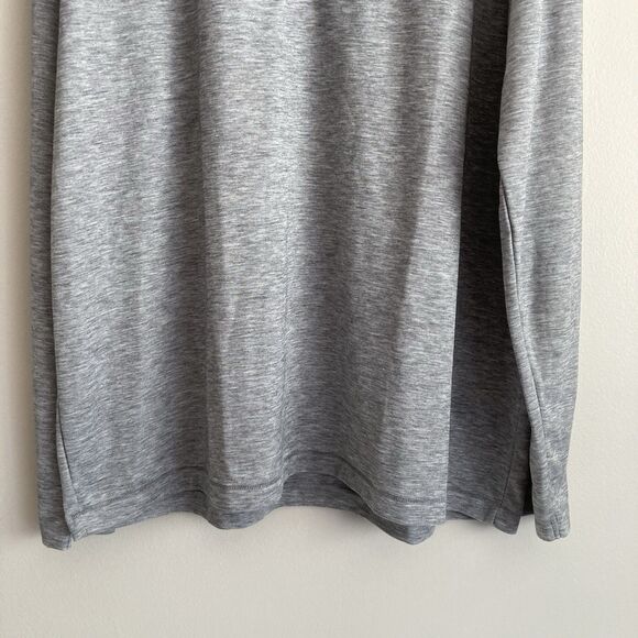Johnnie-O Mens 2XL Gray Quarter Zip Pullover Heather Knit Casual Soft Basic - Picture 4 of 10